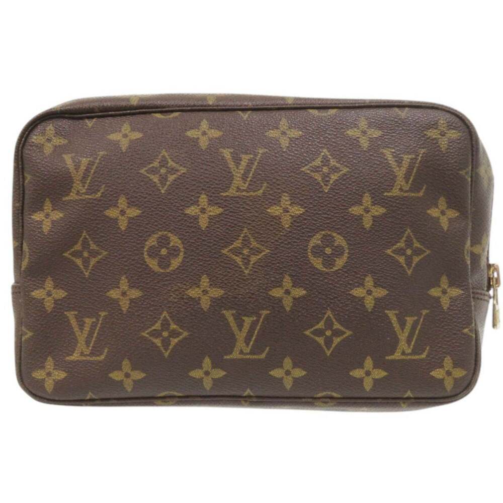 LOUIS VUITTON Authentic Brown Monogram Pouch - Picture 2 of 9